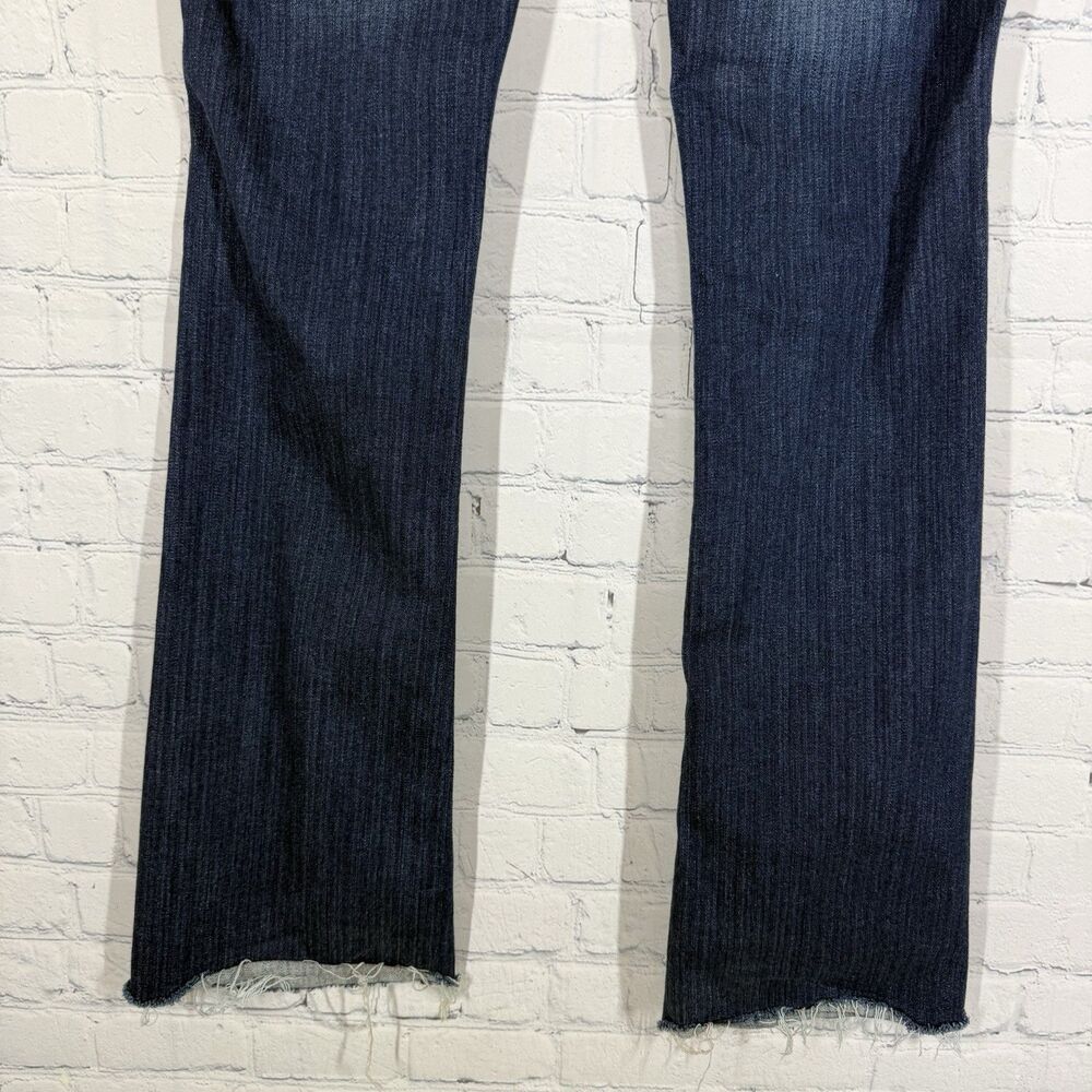 Ariat Real Denim Jeans 26 R Blue Western Cowgirl Low Rise Straight Waistband - Picture 12 of 15